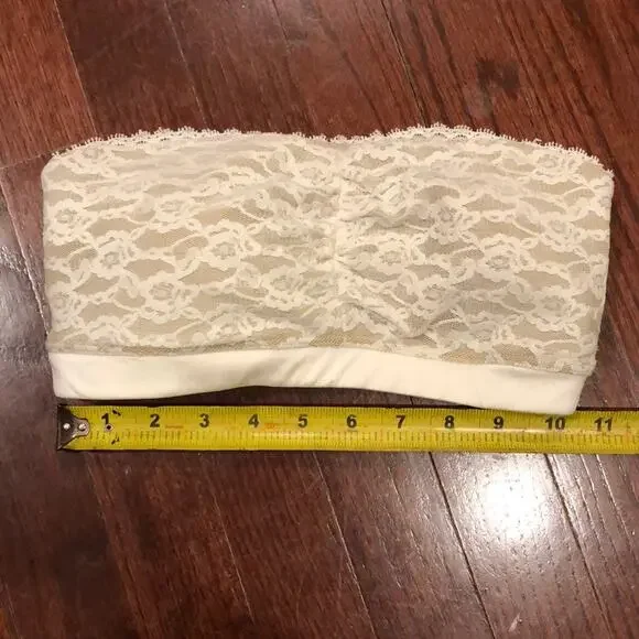 MAIDENFORM Bandeau Lace Bra Top (off white) - Picture 5 of 6